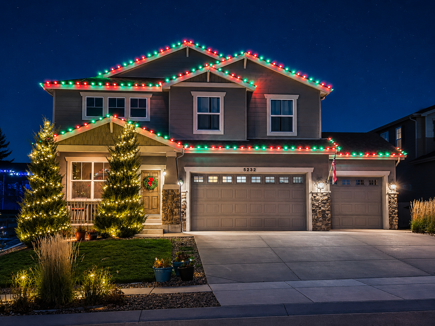 C&B Christmas Lights install 4